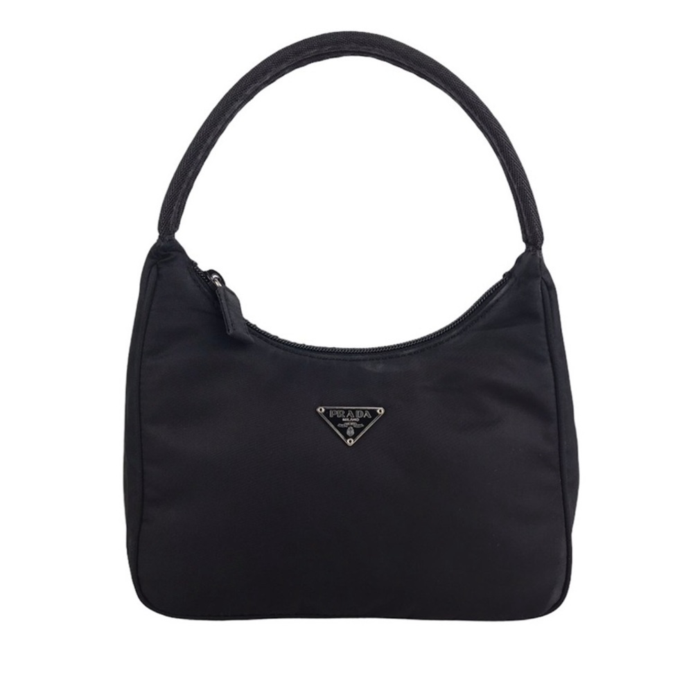 Authentic black nylon prada bag